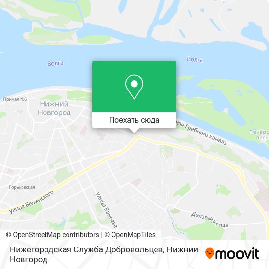 Карта Нижегородская Служба Добровольцев