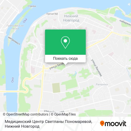 Карта Медицинский Центр Светланы Пономаревой
