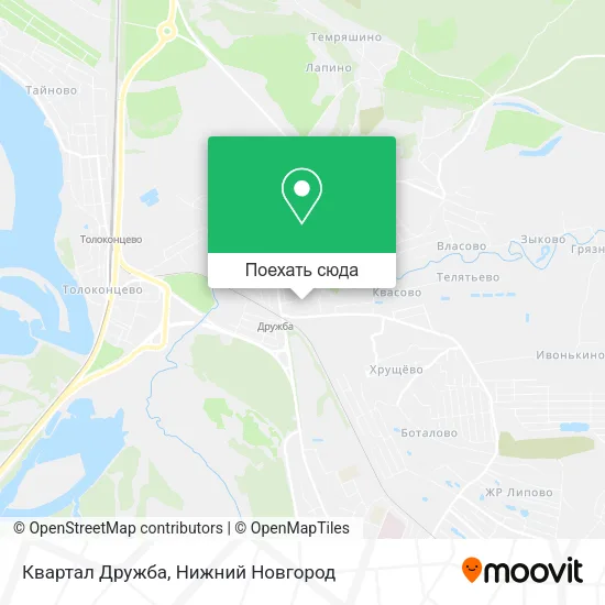 Карта Квартал Дружба