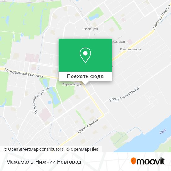 Карта Мажамэль