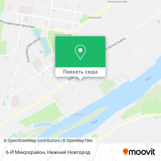 Карта 6-Й Микрорайон