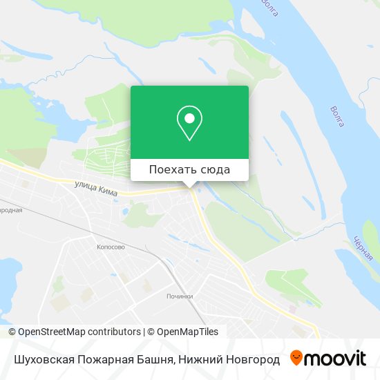 Карта Шуховская Пожарная Башня