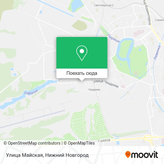 Карта Улица Майская