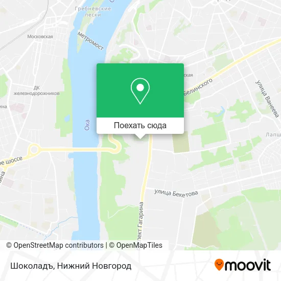 Карта Шоколадъ