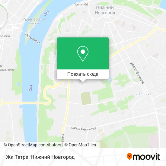 Карта Жк Тетра