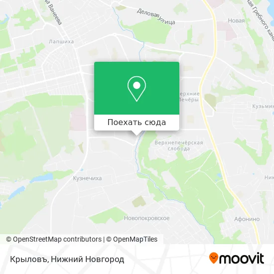 Карта Крыловъ