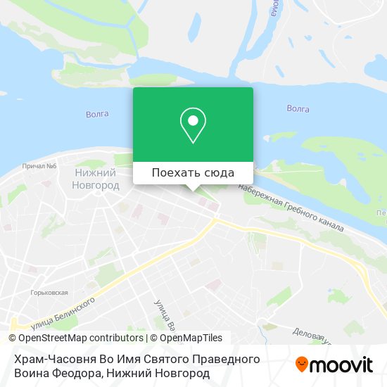 Карта Храм-Часовня Во Имя Святого Праведного Воина Феодора
