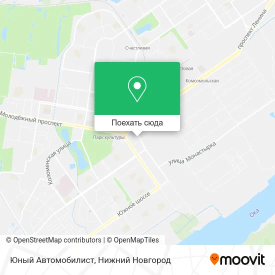 Карта Юный Автомобилист