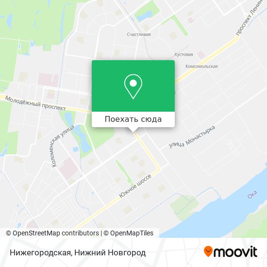Карта Нижегородская