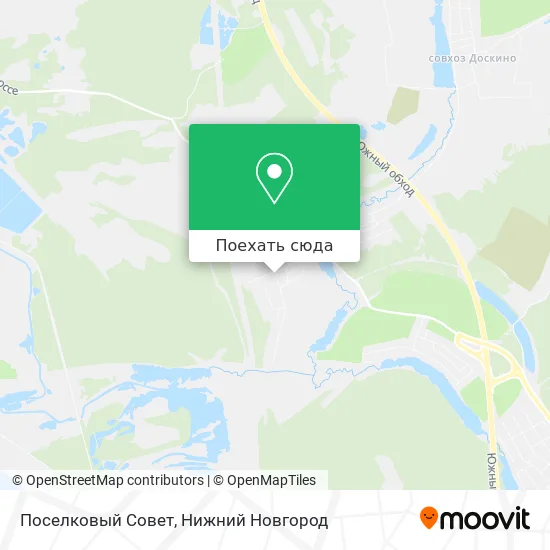 Карта Поселковый Совет