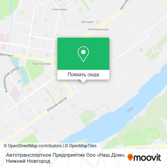 Карта Автотранспортное Предприятие Ооо «Наш Дом»