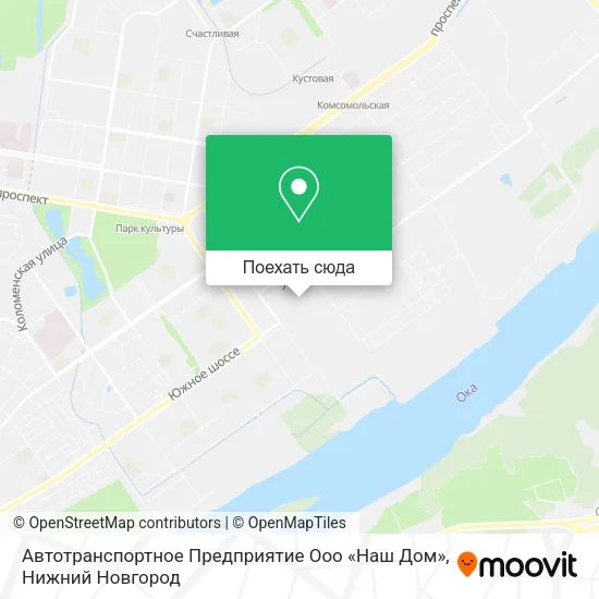 Карта Автотранспортное Предприятие Ооо «Наш Дом»