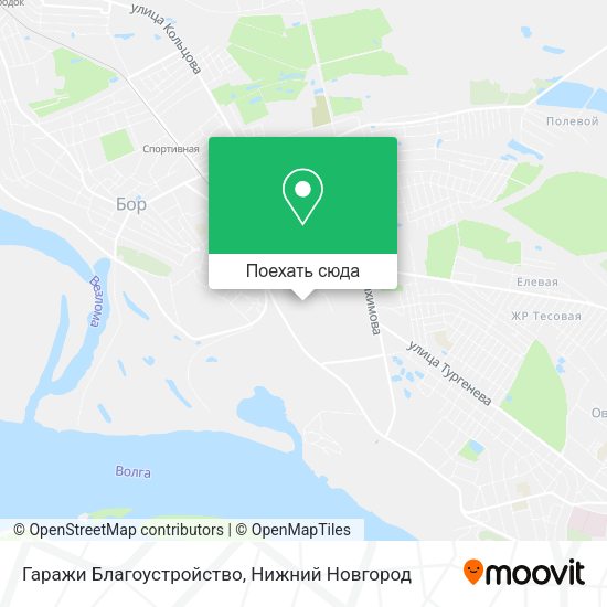 Карта Гаражи Благоустройство
