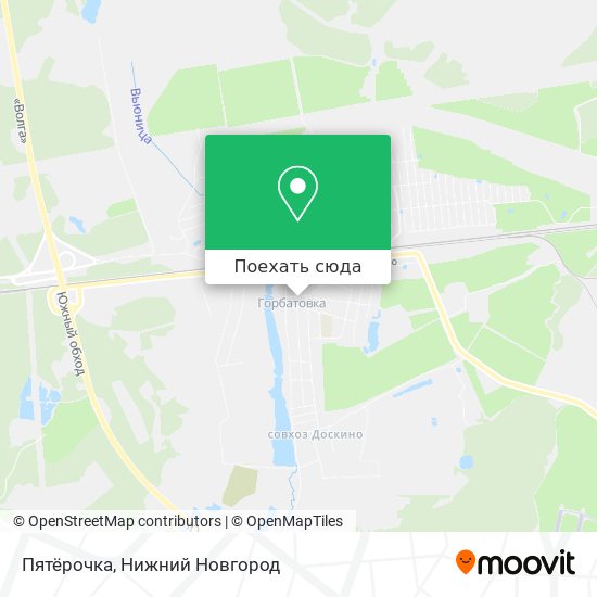 Карта Пятёрочка