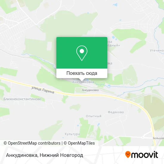 Карта Анкудиновка