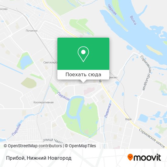 Карта Прибой