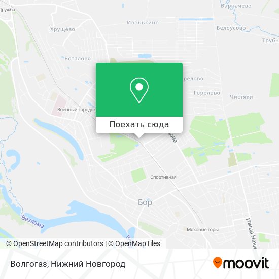 Карта Волгогаз