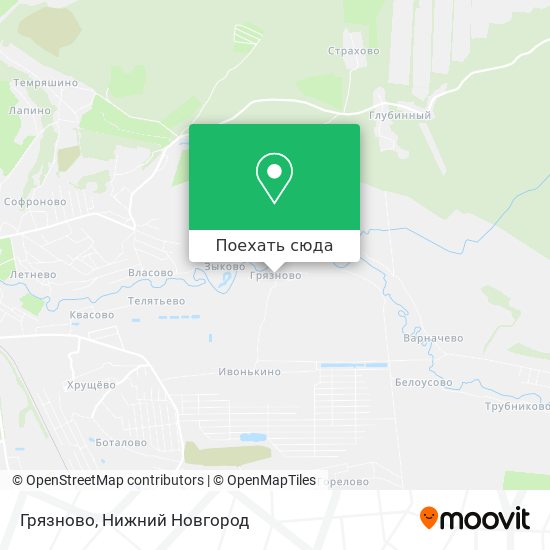 Карта Грязново