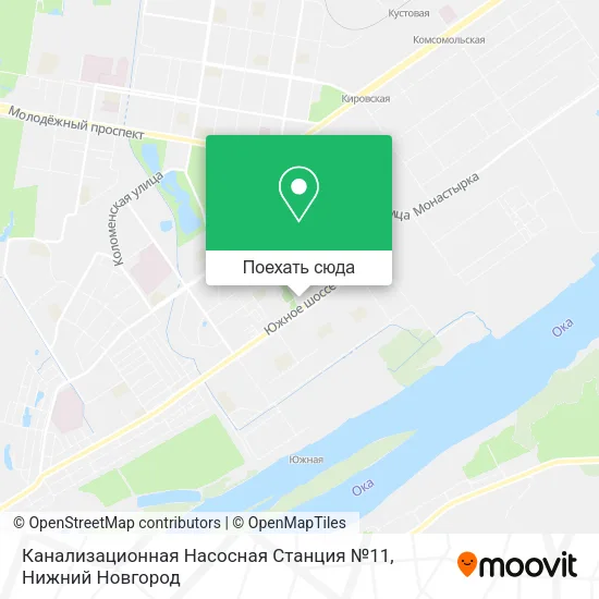 Карта Канализационная Насосная Станция №11