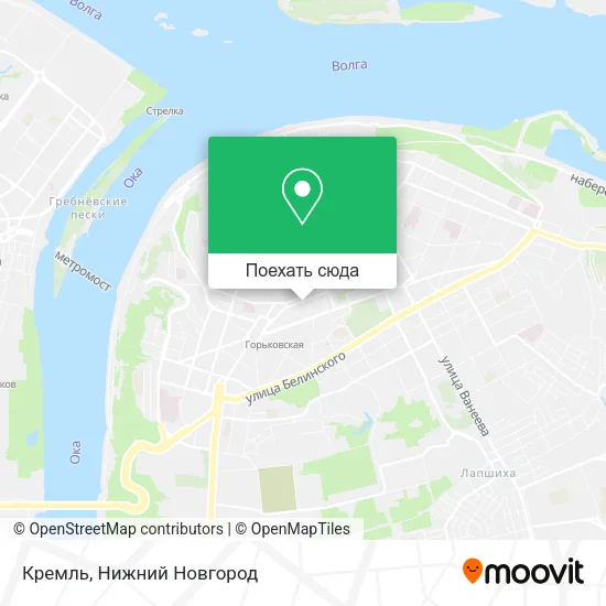 Карта Кремль