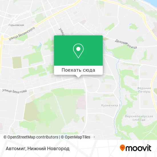 Карта Автомиг