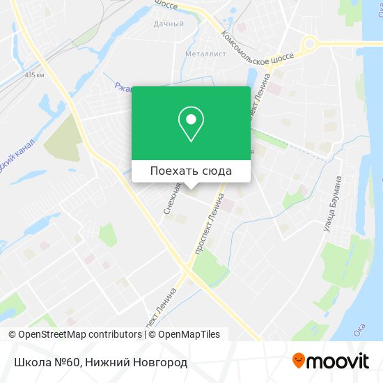 Карта Школа №60