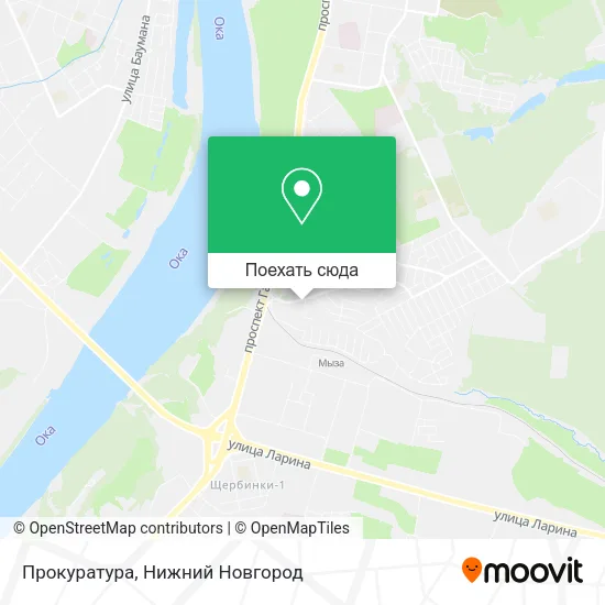 Карта Прокуратура
