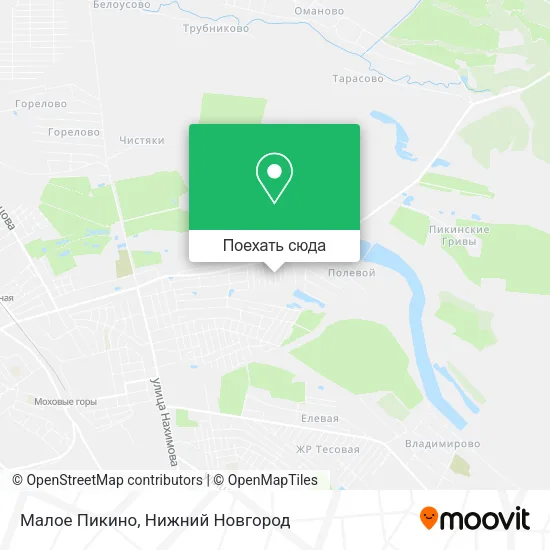 Карта Малое Пикино