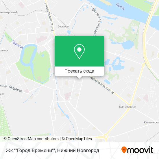Карта Жк ""Город Времени""