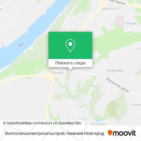 Карта Волгосельэлектросетьстрой