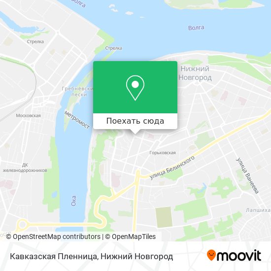 Карта Кавказская Пленница