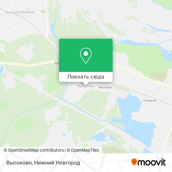 Карта Высоково