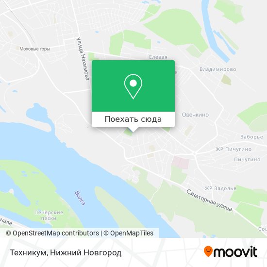 Карта Техникум