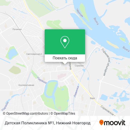 Карта Детская Поликлиника №1