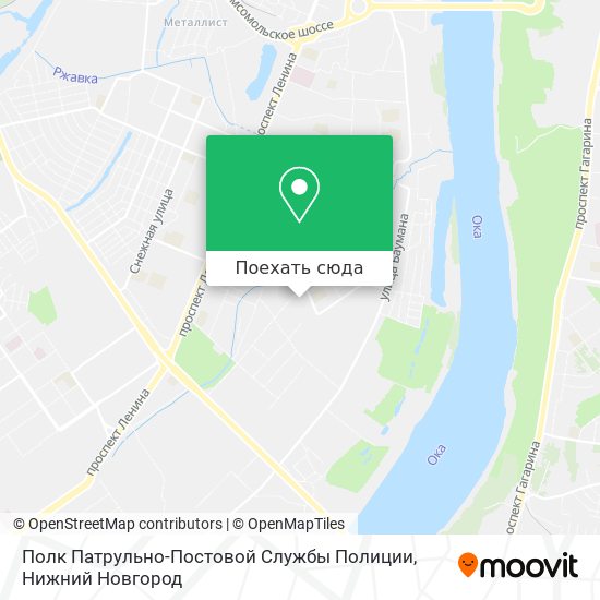 Карта Полк Патрульно-Постовой Службы Полиции