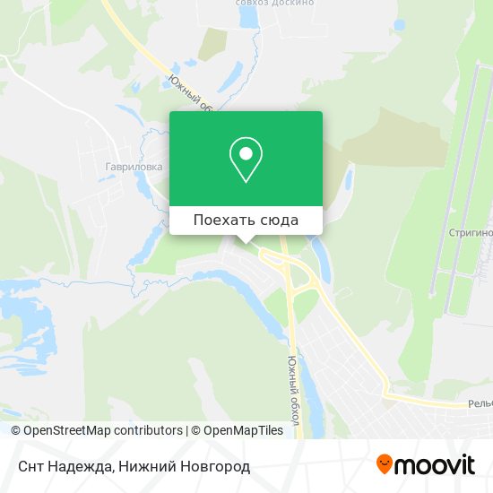 Карта Снт Надежда