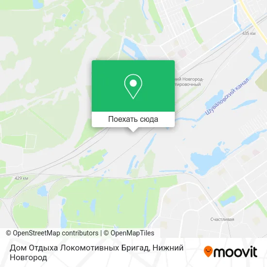 Карта Дом Отдыха Локомотивных Бригад
