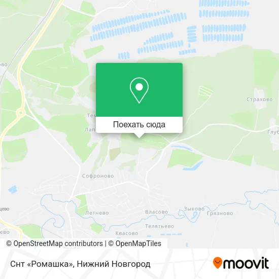 Карта Снт «Ромашка»