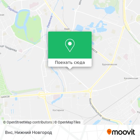 Карта Внс