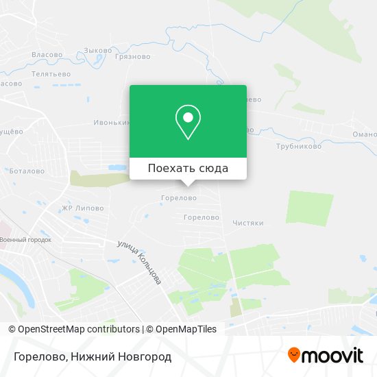 Карта Горелово
