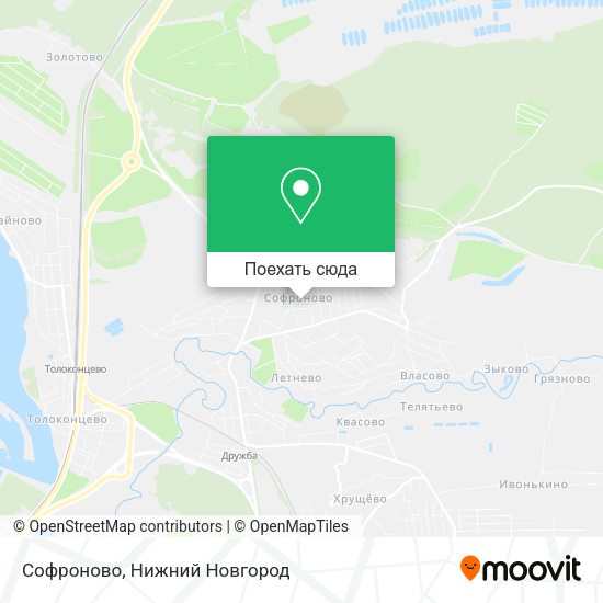 Карта Софроново