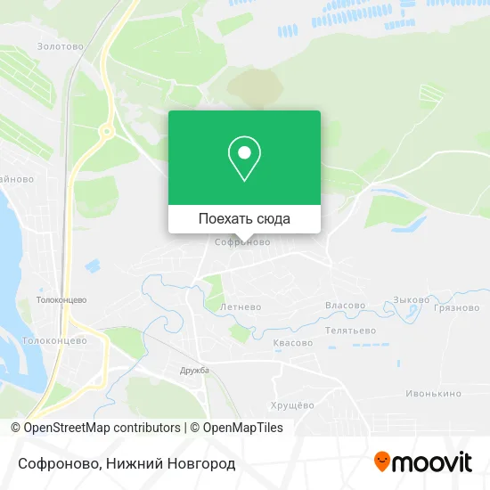 Карта Софроново