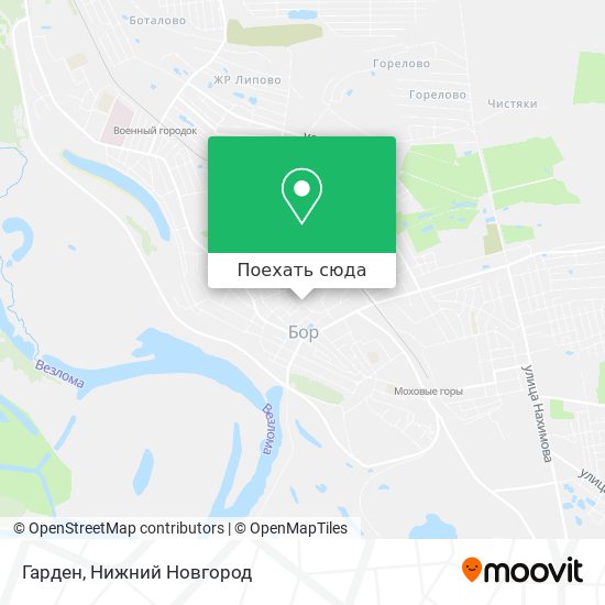 Карта Гарден