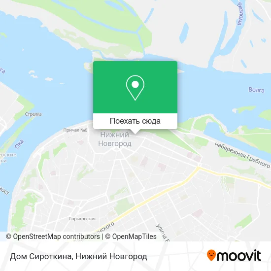 Карта Дом Сироткина