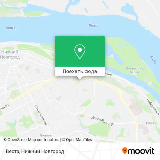 Карта Веста