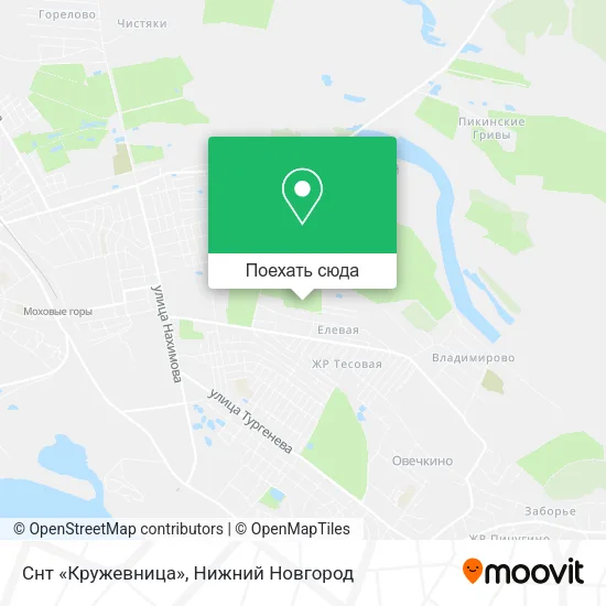 Карта Снт «Кружевница»
