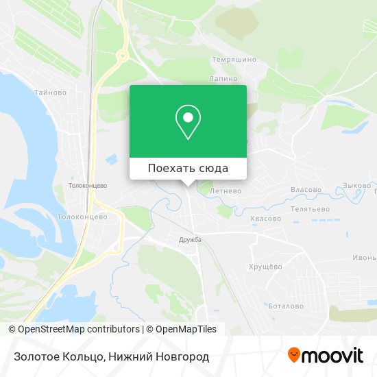 Карта Золотое Кольцо