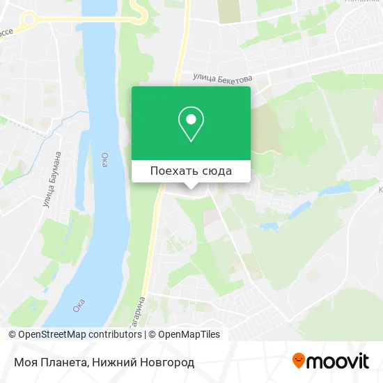 Карта Моя Планета