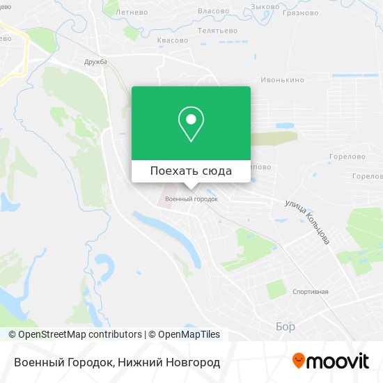 Карта Военный Городок