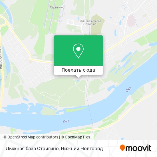 Карта Лыжная база Стригино